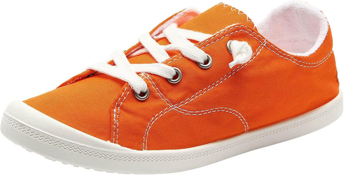 Walking Shoes for Women Slip On,Women’S Canvas Slip on Shoes Sneakers for Women Fashion Comfortable White Black Elastic Sneakers for Women